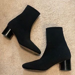 Vince black sock boot size 7.5